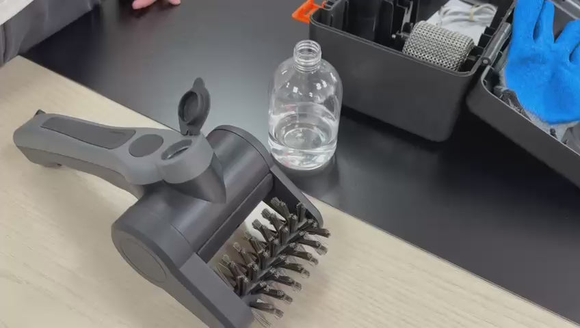 PowerScrub BBQ Cleaner with Liquid Dispenser